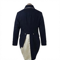 Veste uniforme vintage pour homme, style hussard, double boutonnage, pour cérémonies, printemps-automne