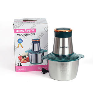 Grande tritacarne elettrico da 2 litri per uso domestico ed esterno macchina per il riempimento di carne macinata con caratteristiche di miscelazione e cottura - Product Image 1