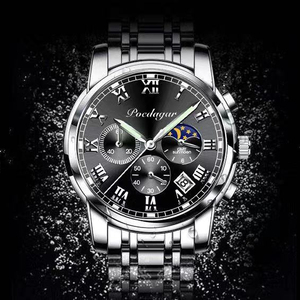Montres à quartz pour hommes, mode décontracté business chronographe relogio masculino - Product Image 1