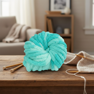 Hilo de Chenilla Pesado para Mantas Cálidas, Fibra de Poliéster Duradera con Excelente Elasticidad y Recuperación - Product Image 3