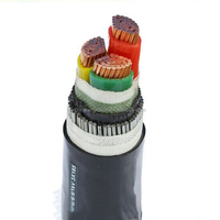 3 Fase Swa subterráneo 4 Core 25mm 35mm 50mm blindado 0,6 1kv Cu Xlpe Swa de Pvc Cable de alimentación