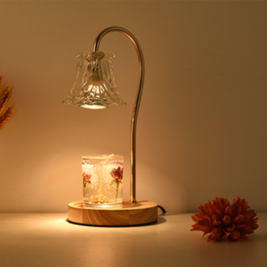Vente en gros de lumière chauffante en cristal, bougies parfumées roses de chevet à gradation aromatique, lampe électrique de luxe, lampe chauffante - Product Image 3