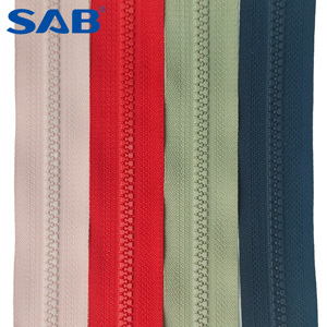 Embout ouvert <span class=keywords><strong>pour</strong></span> SAB 5 #   <span class=keywords><strong>Fermeture</strong></span> éclair en résine d'amande <span class=keywords><strong>pour</strong></span> sacs, manteaux, vestes, textiles de maison et vêtements - Product Image 3