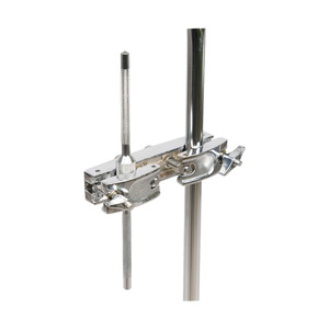 Accesorio de expansión de doble cabezal de tambor Abrazadera de tambor Ajustable <span class=keywords><strong>Tom</strong></span> Montaje de tambor Soporte de metal Clip de extensión Platillos Percusión - Product Image 2