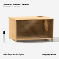 Grande cage de course professionnelle pour animaux de compagnie, style extérieur, en bambou, avec motif animalier, pour chiens, chats, lapins, pour salon