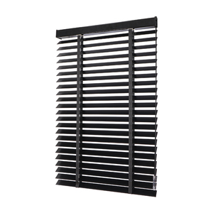 Stores à corde modernes en <span class=keywords><strong>bois</strong></span> véritable à lamelles horizontales rideau de fenêtre à contrôle de lumière occultant imperméable à l'eau variable pour le salon - Product Image 6