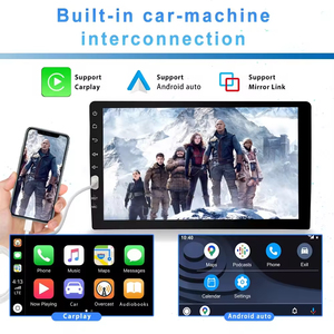 Estéreo para Auto con CarPlay y Android Auto de 9 Pulgadas, Podofo 1 Din MP5, Bluetooth, FM, Ecualizador, Micrófono Integrado, Radio para Auto - Product Image 2