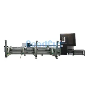 pipe Automatic feeding industrial aluminum sheet metal laser cutting machine