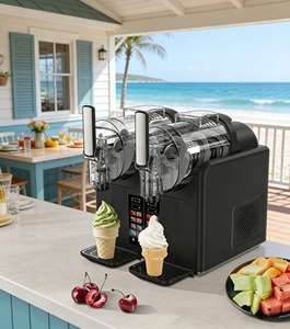 Macchina Compatta per Slush da Tavolo per Casa e <span class=keywords><strong>Piccoli</strong></span> Negozi, Macchina per Slush Domestica a Basso Rumore e Produzione Rapida di Ghiaccio Slush - Product Image 1