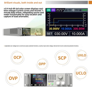 Fuente de Alimentación CC Programable de Alta Potencia OWON OWH67 1200W - 3000W Simulador Fotovoltaico LAN - Product Image 4
