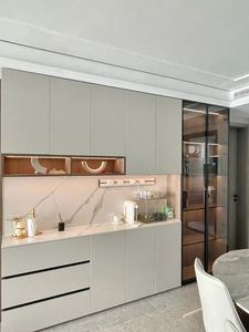 Buffet en bois massif de taille personnalisée, meubles de restaurant fabriqués à partir de matériaux écologiques - Product Image 6