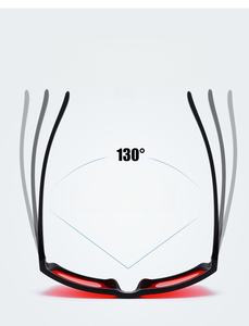 نظارات حماية من الضوء الأزرق للحد من إجهاد العين وعلاج الصداع النصفي، مصنوعة من TR90 مع عدسات حمراء من البولي كربونات لحماية العين أثناء استخدام الكمبيوتر والنوم - Product Image 2