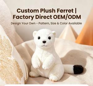 Peluche sur mesure de frette, dièse ou marmotte, personnalisable en taille, couleur et motif, idéale pour la vente en gros et les cadeaux - Product Image 1