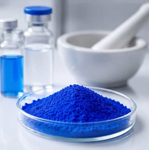 Suministro de GHK-Cu de Alta Calidad CAS 89030-95-5, Péptido GHK-Cu, Tripeptido de Cobre Puro, Polvo para el Cuidado de la Piel, Materia Prima Cosmética - Product Image 4