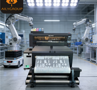 NOUVEAU Imprimante DTF numérique entièrement automatique A1 600 mm avec tête d'impression Epson, encre pigmentée, transfert thermique sur film PET, multicolore pour vêtements, garantie 1 an