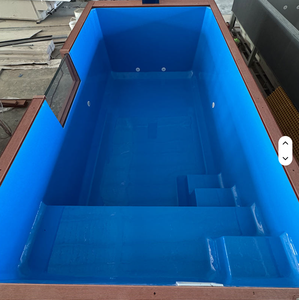 Piscina Modulare Interrata di Lusso Prefabbricata in Vetroresina Grande Formato Personalizzata per Famiglie, con Guscio in FRP - Product Image 2