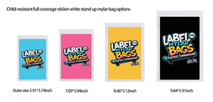 ขั้นต่ำในการสั่งซื้อน้อย 100 ชิ้น ถุงมายลาร์แบบตั้งได้ ขนาด 3.5 กรัม 7 กรัม 14 กรัม 28 กรัม ปิดผนึกได้ ป้องกันเด็กเปิดได้ พร้อมสติกเกอร์ปิดผนึกเต็มรูปแบบ สำหรับซูชิ เยลลี่ - Product Image 5