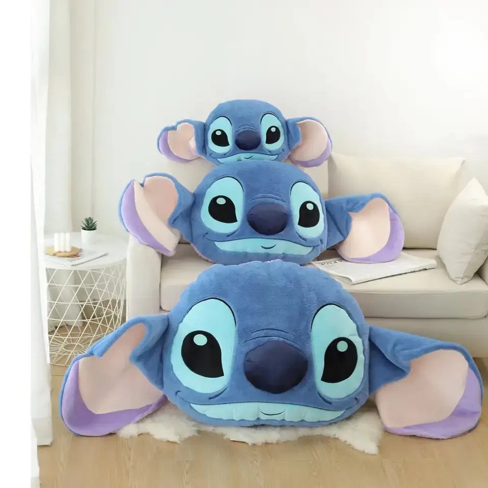 Soft Kawaii Stich Double Sides Cushions Stuffed Animal Toys Bolsa De Lillo Y Stich Kawaii Room Decor Pillow Lilo And Stitch
