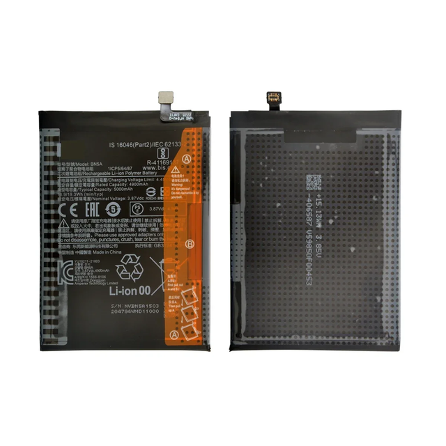 New 5000mAh Replacement Battery BN5A for Xiaomi Redmi Note 10 5G POCO M3 Pro Note 10T Smartphone Real Capacity Digital Batteries