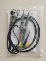 Sonda de Osciloscopio GlobalTone de 100MHz, 1:1/10:1, Clip BNC, Alta Impedancia Pasiva, Sondas Estroboscópicas P6100 (2 piezas/juego)