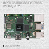 Carte de développement haute performance Radxa ROCK 5C RK3588S2/RK3582 Octa Core SBC WiFi 6 & 5