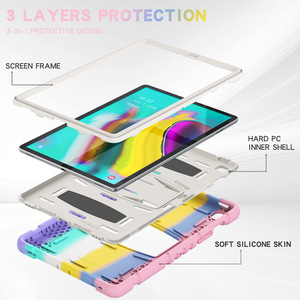 Étui de protection robuste en <span class=keywords><strong>silicone</strong></span> coloré pour <span class=keywords><strong>tablette</strong></span> militaire, avec support pliable, pour <span class=keywords><strong>Samsung</strong></span> Galaxy Tab <span class=keywords><strong>S5e</strong></span> 10.5 T720/T725 - Product Image 6