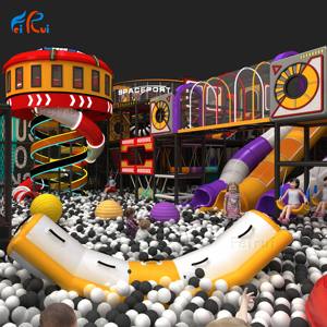 Feirui Vente en gros d'équipements d'amusement intérieurs comprenant des châteaux gonflables à trampoline, des murs d'escalade, des terrains de jeux pour parcs à trampolines - Product Image 4