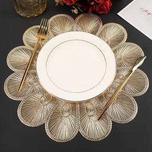 Tapis de décoration de table de mariage de vacances 15 pouces en vinyle pressé pour table à manger napperon de cuisine - Product Image 2