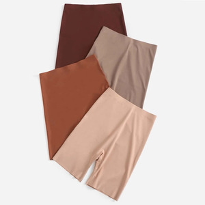 Women Seamless Underwear Oem Fashion Under Dress <strong>Anti</strong> Chafing Bodyshorts Solid Color Ultra Soft Safety Panties - Product Image 1