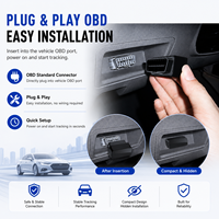 Traceur GPS OBD 4G OEM Plug and Play, dispositif télémétrique OBD-II avec analyse du comportement de conduite et détection de l'assistance au conducteur (ACC)