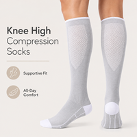 Chaussettes de compression montantes pour hommes et femmes, soutien gradué, pour la course et le sport, manchons élastiques pour mollets, chaussettes athlétiques longues