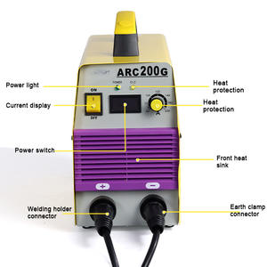 Machine à souder portable DC Arc200G 160A pour l'industrie légère et l'usage domestique - Product Image 2