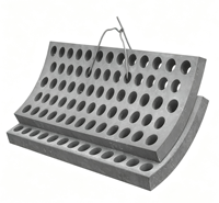 Maille de tamis de concasseur grande taille sur mesure usinée |   Pièces de machines minières résistantes à l'usure de grande taille OEM/ODM