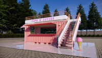 Lampu LED Dekorasi Ruang Makan Model Kerucut Es Krim dari Resin PVC untuk Kedai Kopi Restoran untuk Dekorasi Natal
