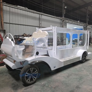 Véhicule de transport spécial, cercueil électrique, voiture funéraire de luxe blanche pour cérémonie funéraire moderne - Product Image 2