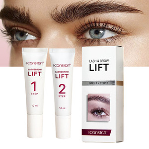 Kit de Lamination des Cils et Sourcils à la Kératine, Crème Teintante Coréenne pour Lifting des Cils et Sourcils, Effet Longue Durée, Kit de Maquillage pour Salon et Usage Domestique - Product Image 1