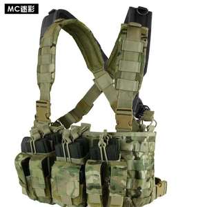 מתכוונן להילחם מגזין כיס מותאם אישית שנעשה Molle עירוני Combat <span class=keywords><strong>Rig</strong></span> חזה בטיחות אפוד - Product Image 6