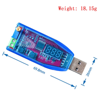 Convertisseur de tension LED DC-DC 5V vers DC 1-24V, potentiomètre réglable, convertisseur USB Step Up/Down Buck Boost, module d'alimentation, régulateur de tension