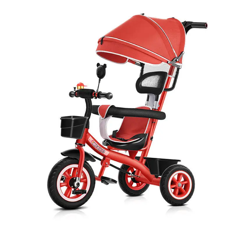 Lovely new baby triciclo 4-in-1 / 4 1 push car kids triciclo 12 "/tricicli più economici per bambini di 1 anno