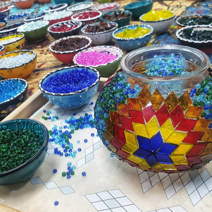 Lanterne en mosaïque à <span class=keywords><strong>faire</strong></span> <span class=keywords><strong>soi</strong></span>-même, projet artistique fait à la main pour les enfants - Product Image 6