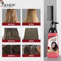 Crème lissante pour cheveux pour hommes, formule japonaise longue durée, texture lisse, logo personnalisé disponible