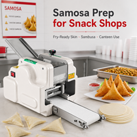 Machine Commerciale à Presser la Pâte à Samosas 3600-4200pcs/h, Machine à Fabriquer les Caches-Samosas, Patti Samosa, Sambusa, Sambousek pour Restaurants et Cantines