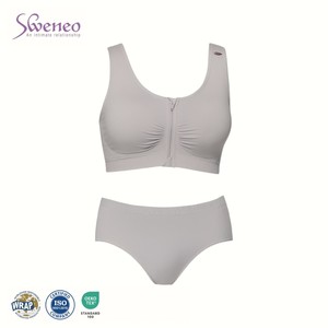 OEM Custom Seamless Knitted Sports <b>Bra</b> High Elasticity Women's Underwear Breathable Workout Fitness Lingerie - Product Image 1