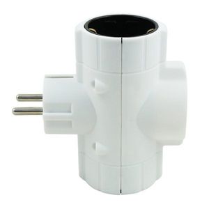 3-Socket <b>Adapter</b> <b>Plug</b> In Travel <b>Power</b> Extension Outlet Connector - Product Image 1