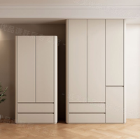 Armoire, Meuble de Rangement pour Chambre à Coucher, Armoire Segmentée