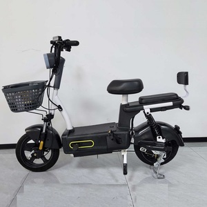 Bicicleta Eléctrica Modelo <span class=keywords><strong>Paopao</strong></span> 350W 48V con Marco de Aleación de Aluminio, Scooter Urbano de 2 Ruedas, Batería Inteligente Digital, Ebike - Product Image 5