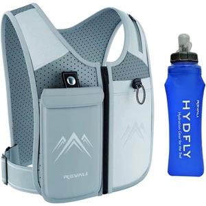 Échantillon gratuit – Gilet de course léger et réfléchissant avec logo personnalisé, pour marathon, trail, cyclisme, entraînement, hydratation, et support de téléphone - Product Image 6