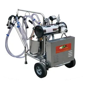 Dairy farm liners 25L stainless steel barrel auto piston milking machine