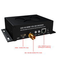 Encodeur de diffusion en direct DIGICAST 12G-SDI, UHD 4K60 4:2:2, H.265/H.264, Audio