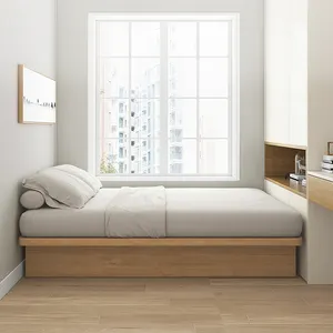 Uzay tasarrufu yatak odası mobilyası küçük daire için eşleşen oturma odası mobilya